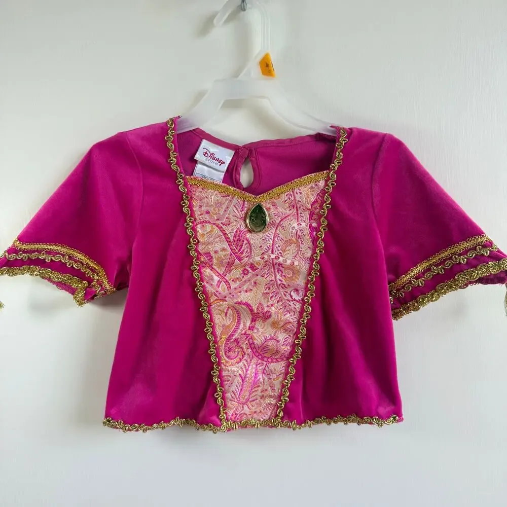 Disney Store Princess Jasmine Pink Costume Live Action Aladdin Girls Medium 7/8 - Picture 2 of 16